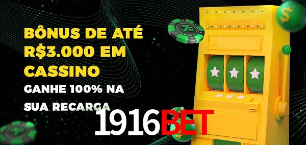 1916bet melhor bônus de depósito